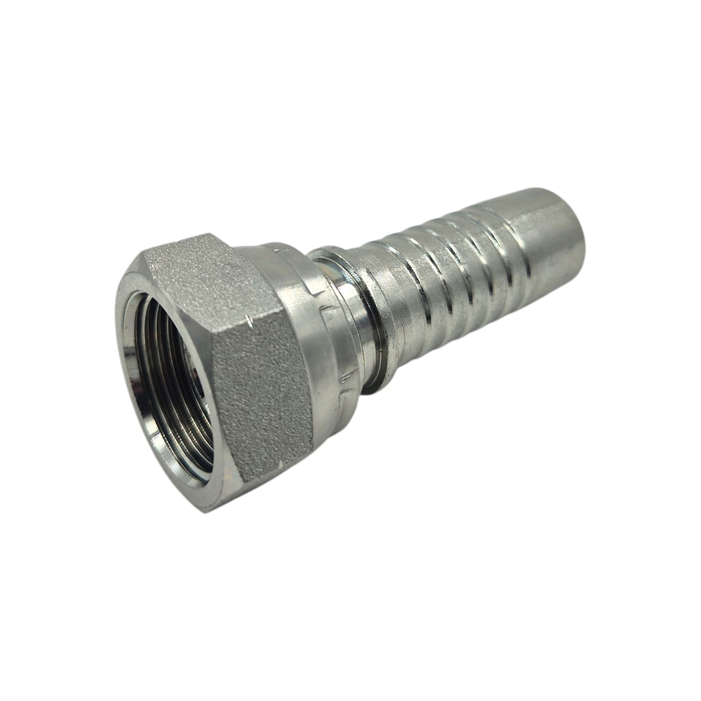 Conector Hidráulico 1" x 11 Hembra Giratoria Recta BSP 60 grados