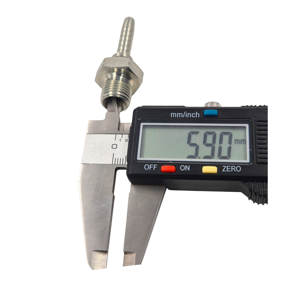 Conector Hidráulico 1/4" x 19 Macho Recto BSP 60 grados