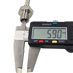 Conector Hidráulico 1/4" x 19 Macho Recto BSP 60 grados