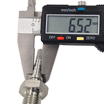 Conector Hidráulico 1/4" x 19 Macho Recto BSP 60 grados