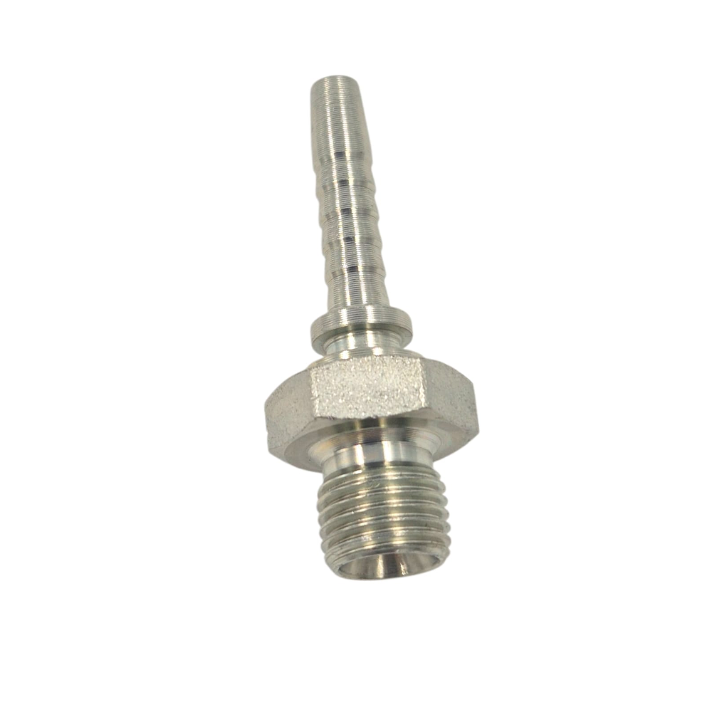 Conector Hidráulico 1/4" x 19 Macho Recto BSP 60 grados