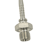Conector Hidráulico 1/4" x 19 Macho Recto BSP 60 grados