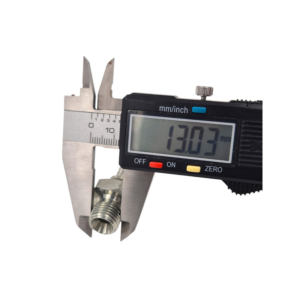 Conector Hidráulico 1/4" x 19 Macho Recto BSP 60 grados