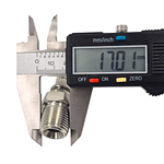 Conector Hidráulico 3/8" x 19 Macho Recto BSP 60 grados