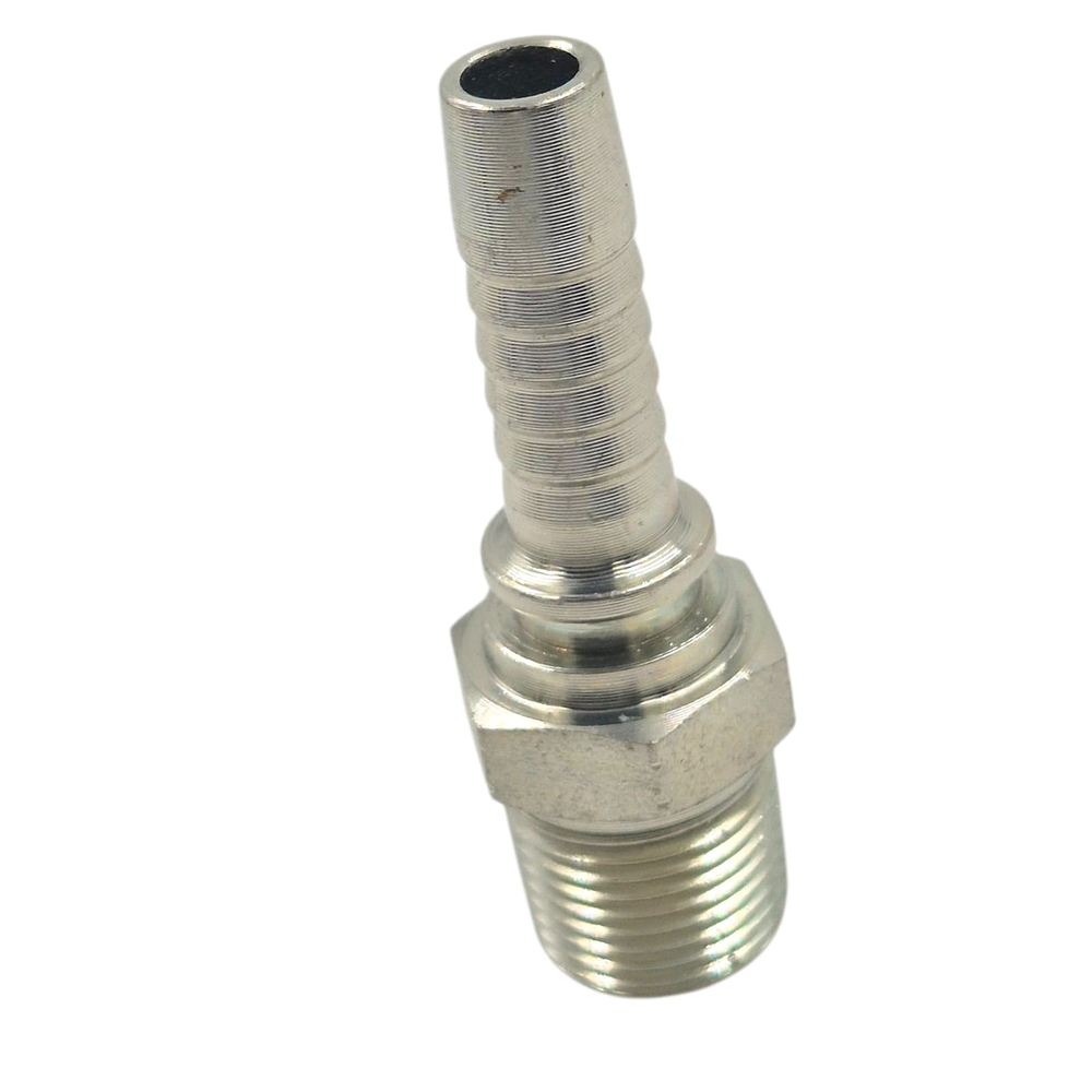 Conector Hidráulico 3/8" x 19 Macho Recto BSP 60 grados