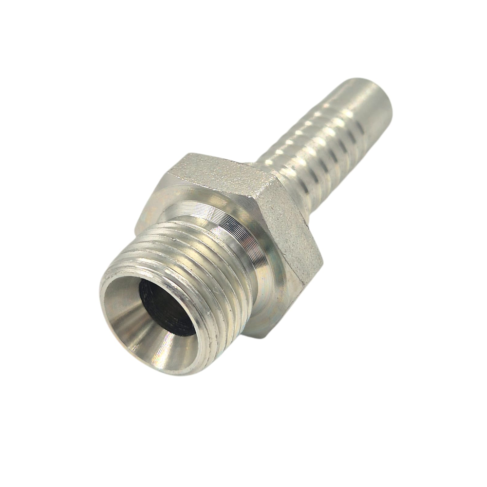 Conector Hidráulico 1/2" x 19 Macho Recto BSP 60 grados