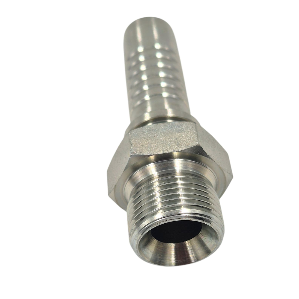 Conector Hidráulico 3/4" x 14 Macho Recto BSP 60 grados