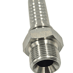 Conector Hidráulico 3/4" x 14 Macho Recto BSP 60 grados