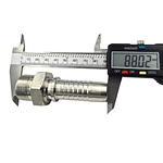 Conector Hidráulico 3/4" x 14 Macho Recto BSP 60 grados