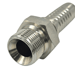 Conector Hidráulico 3/4" x 14 Macho Recto BSP 60 grados