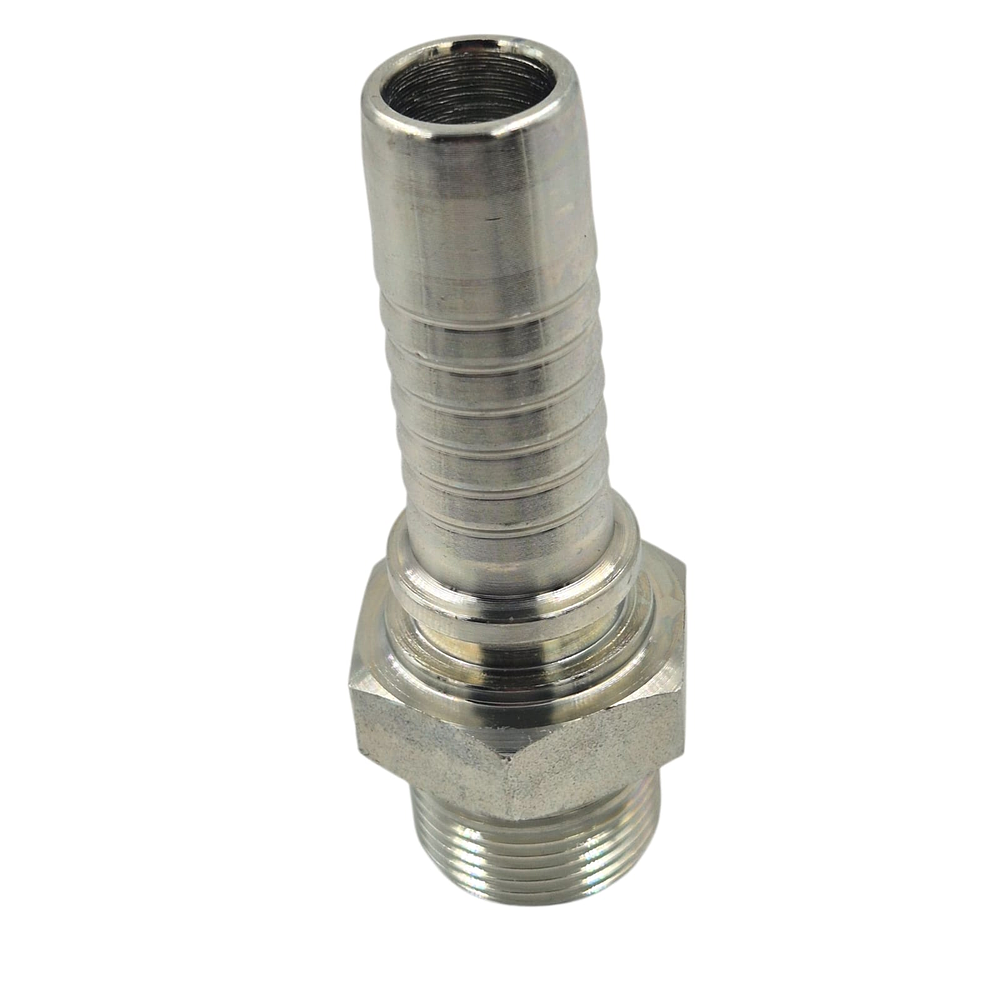 Conector Hidráulico 3/4" x 14 Macho Recto BSP 60 grados