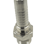 Conector Hidráulico 3/4" x 14 Macho Recto BSP 60 grados