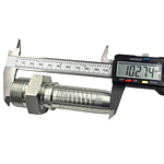 Conector Hidráulico 1" x 11 Macho Recto BSP 60 grados