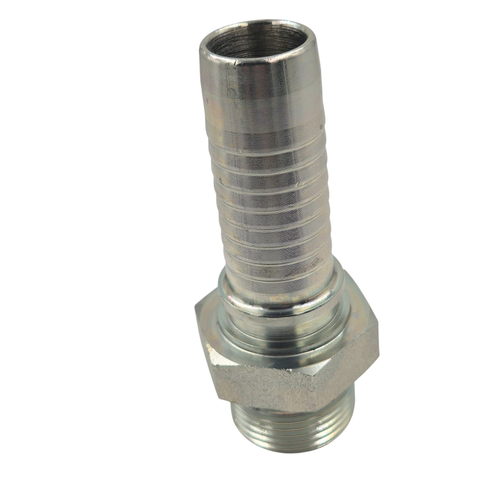 Conector Hidráulico 1" x 11 Macho Recto BSP 60 grados