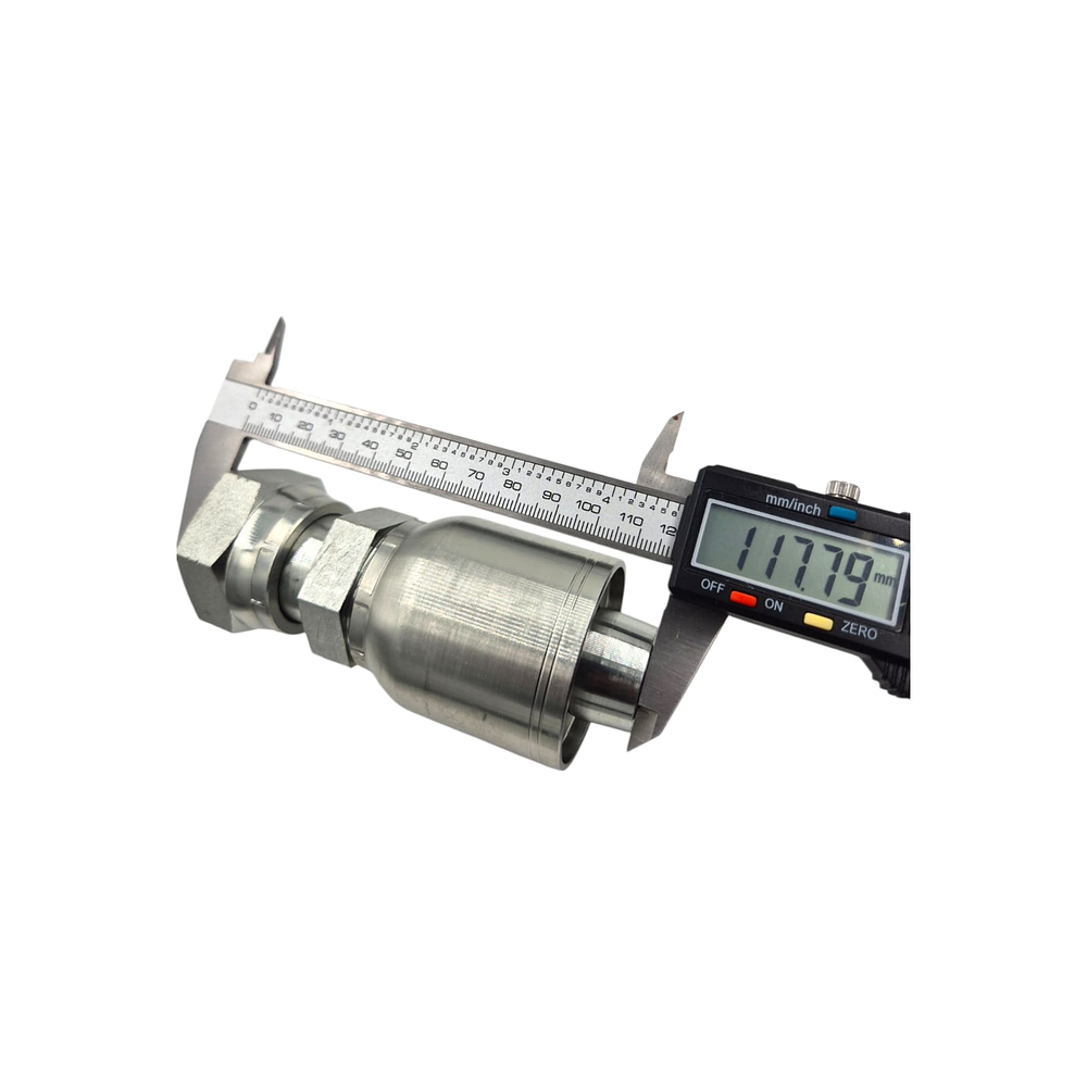 Conector Hidraulico Hembra ORFS 1-7/16 x 12 Doble Tuerca 