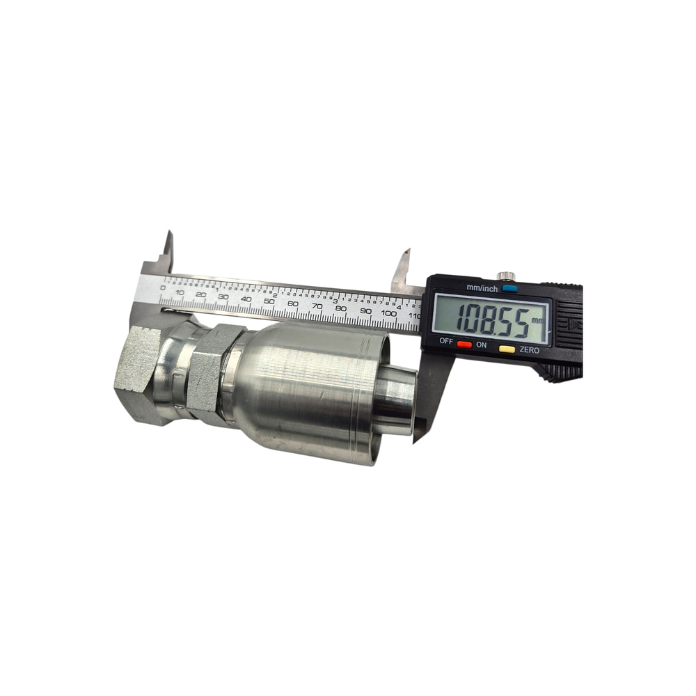 Conector Hidraulico Hembra ORFS 1-7/16 x 12 Doble Tuerca 