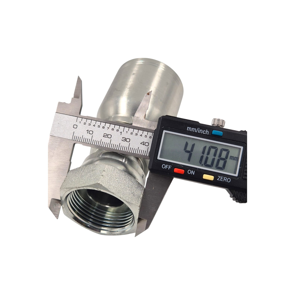 Conector Hidraulico Hembra ORFS 1-7/16 x 12 Doble Tuerca 