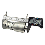 Conector Hidraulico Hembra ORFS 1-3/16 x 12 Doble Tuerca 