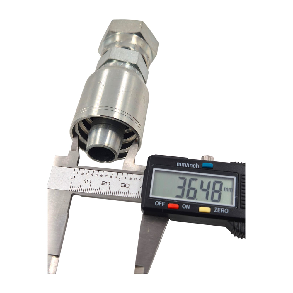 Conector Hidraulico Hembra ORFS 1-3/16 x 12 Doble Tuerca 