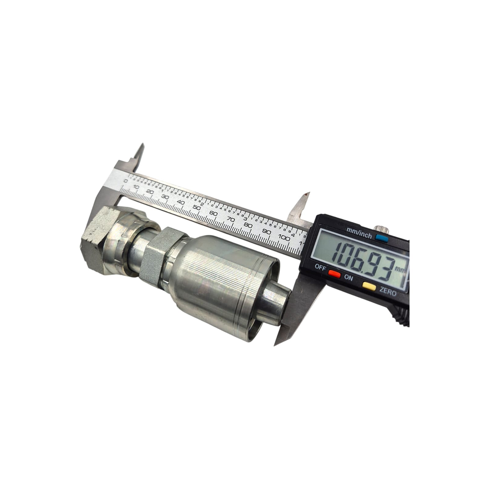 Conector Hidraulico Hembra ORFS 1-3/16 x 12 Doble Tuerca 