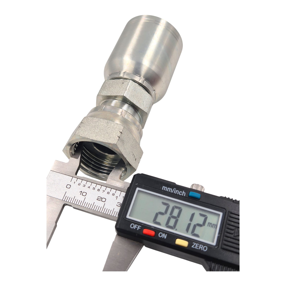 Conector Hidraulico Hembra ORFS 1-3/16 x 12 Doble Tuerca 