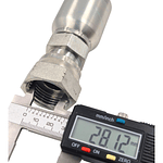 Conector Hidraulico Hembra ORFS 1-3/16 x 12 Doble Tuerca 