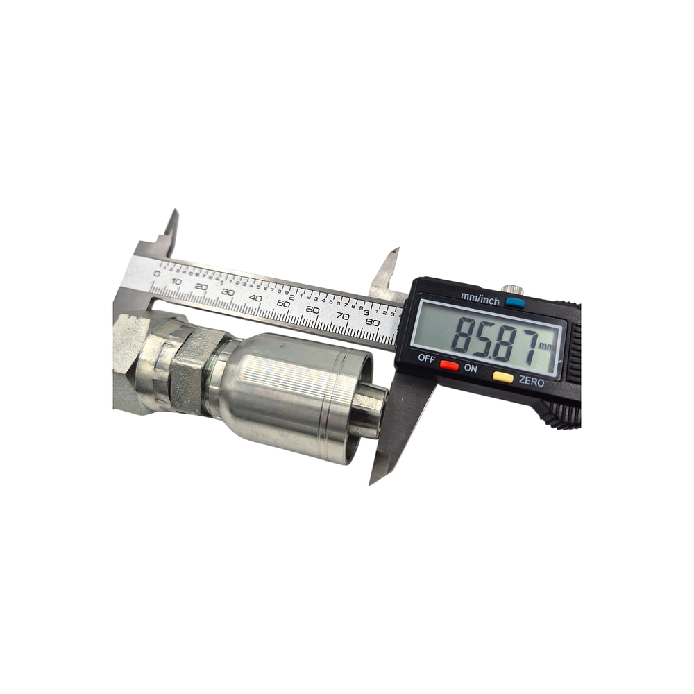 Conector Hidraulico Hembra ORFS 1x14  Doble Tuerca