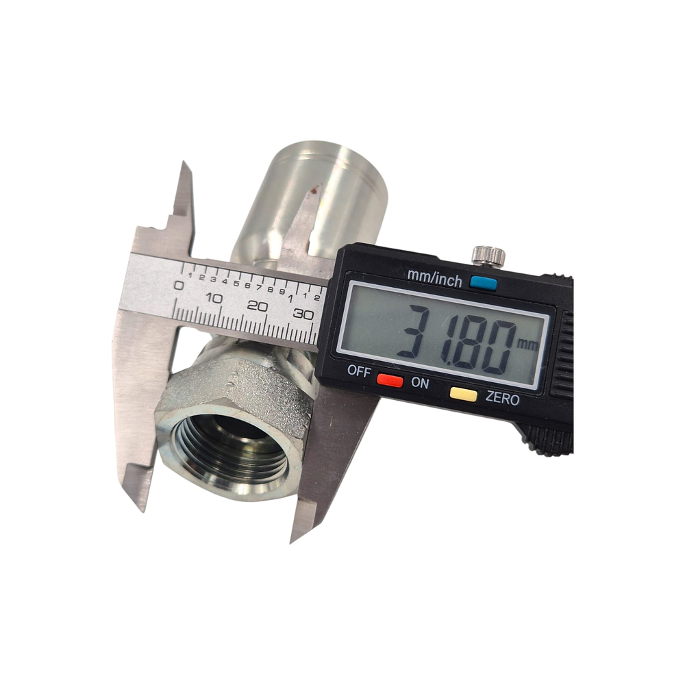 Conector Hidraulico Hembra ORFS 1x14  Doble Tuerca