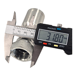 Conector Hidraulico Hembra ORFS 1x14  Doble Tuerca