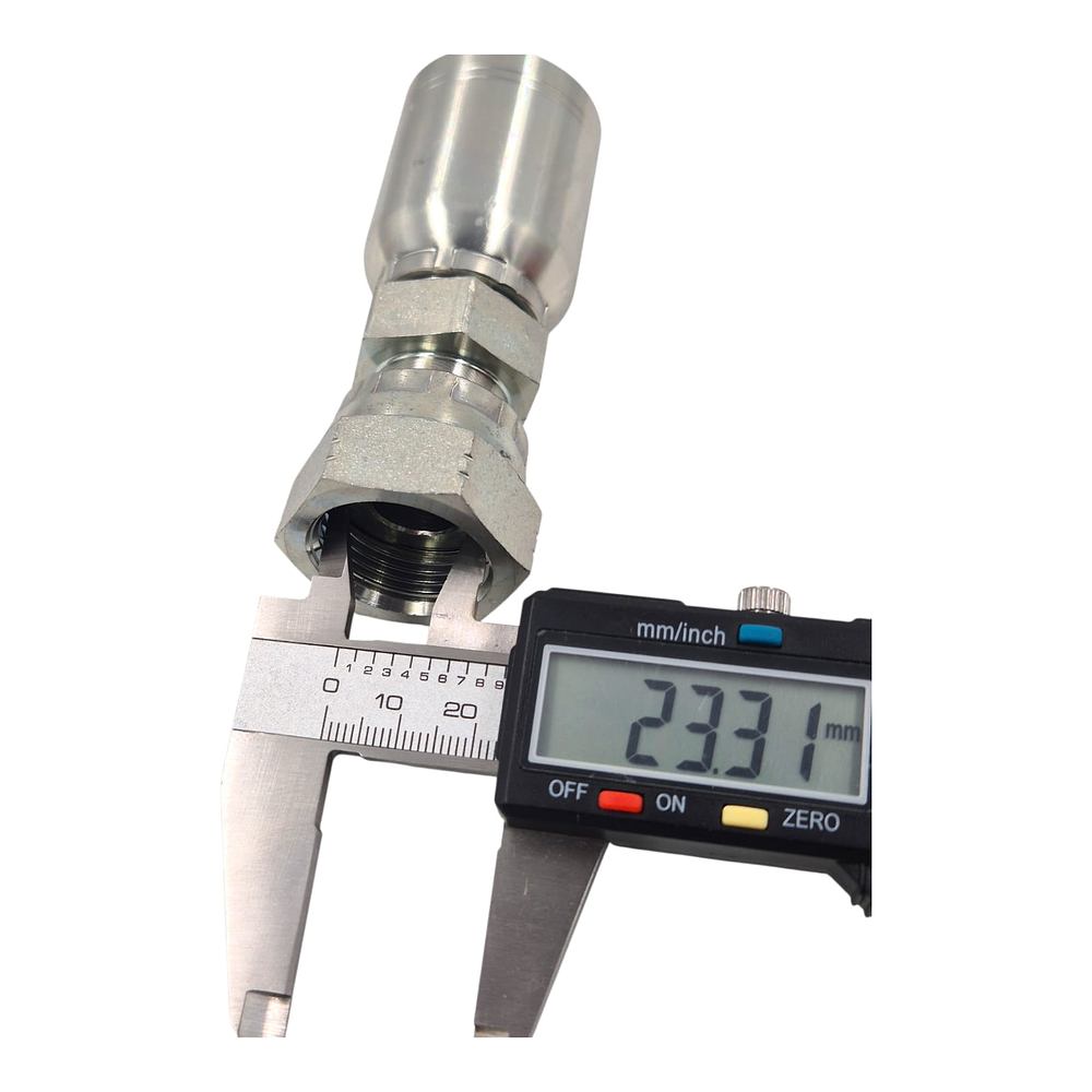 Conector Hidraulico Hembra ORFS 1x14  Doble Tuerca