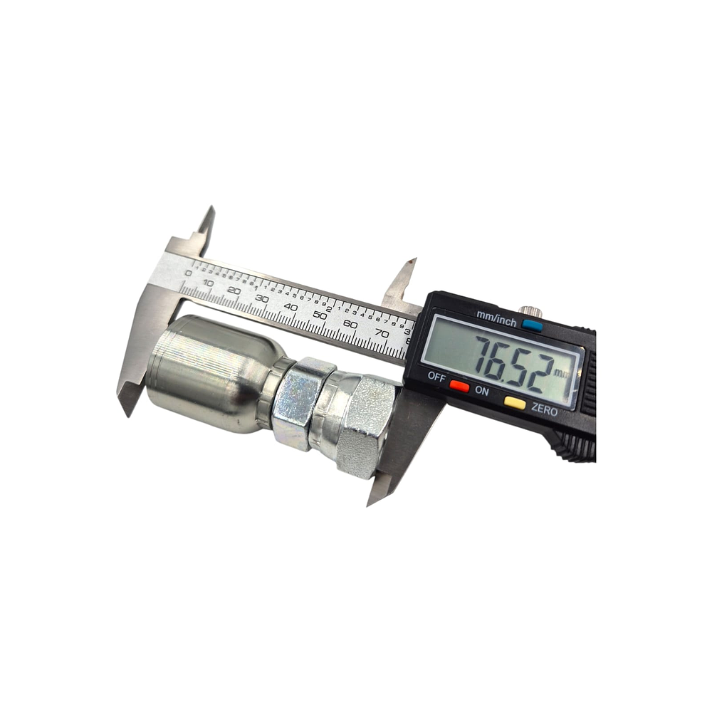 Conector Hidraulico Hembra ORFS 13/16 x 16  Doble Tuerca