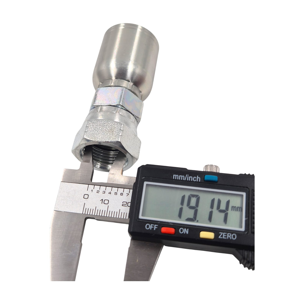 Conector Hidraulico Hembra ORFS 13/16 x 16  Doble Tuerca