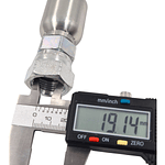 Conector Hidraulico Hembra ORFS 13/16 x 16  Doble Tuerca