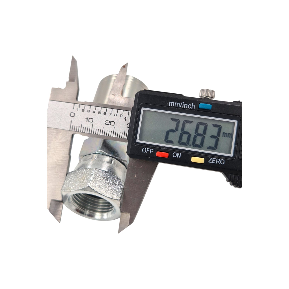 Conector Hidraulico Hembra ORFS 13/16 x 16  Doble Tuerca