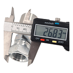 Conector Hidraulico Hembra ORFS 13/16 x 16  Doble Tuerca