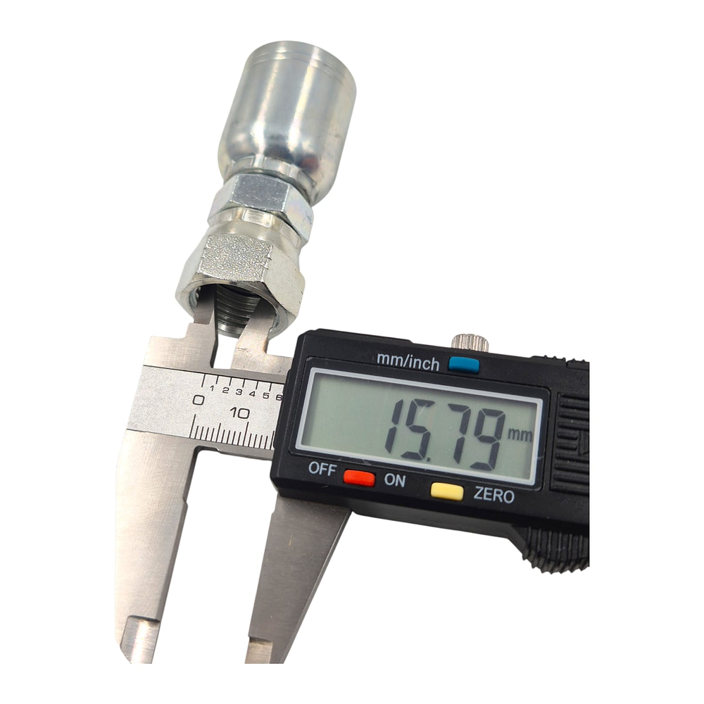 Conector Hidráulico Hembra ORFS 11/16 x 16  Doble Tuerca