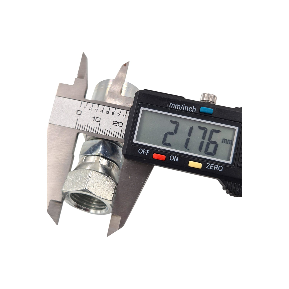 Conector Hidráulico Hembra ORFS 11/16 x 16  Doble Tuerca
