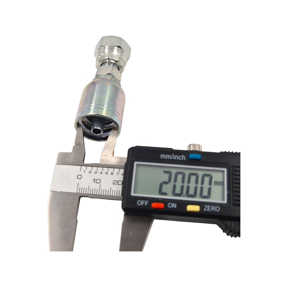 Conector Hidráulico Hembra ORFS 9/16 x 18  Doble Tuerca