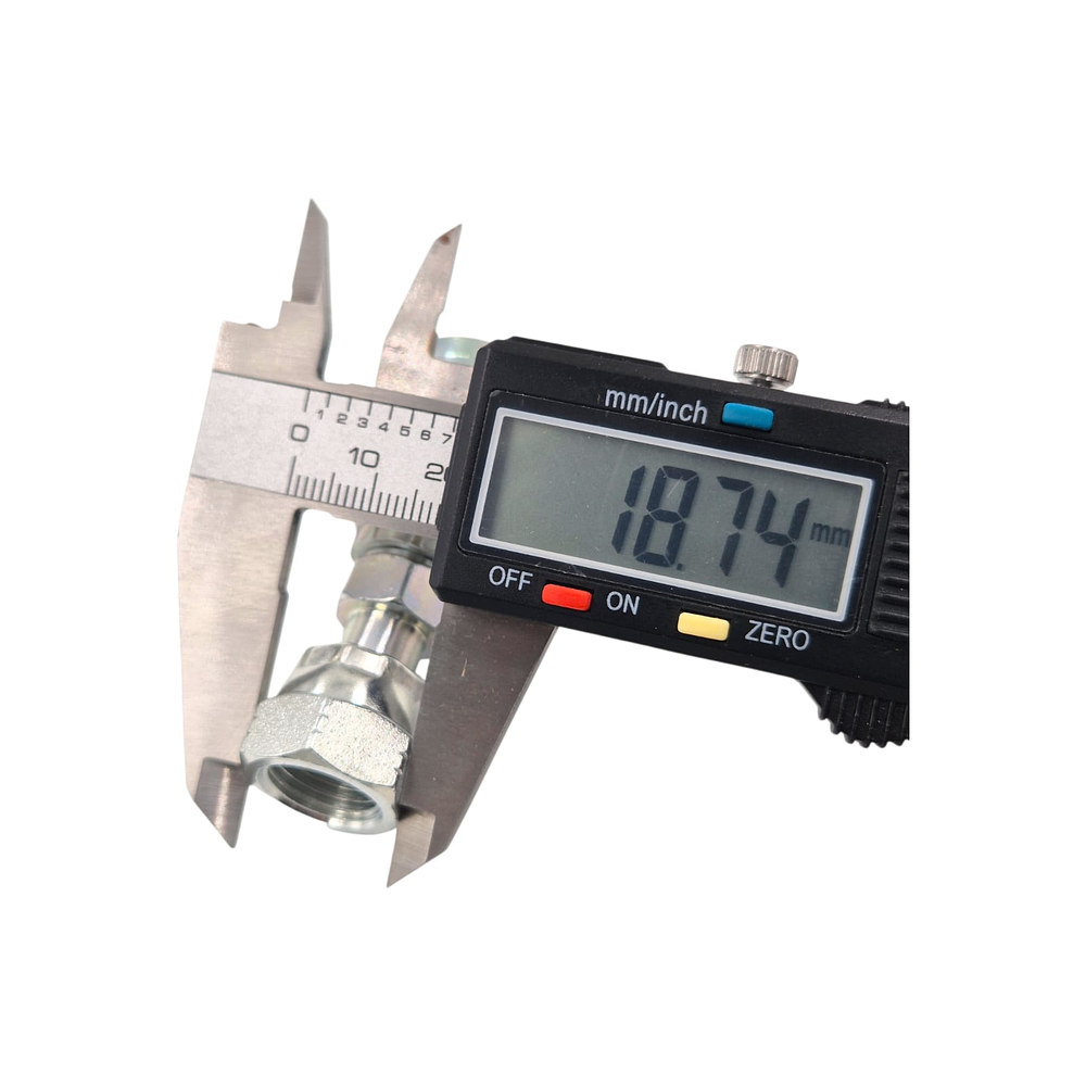 Conector Hidráulico Hembra ORFS 9/16 x 18  Doble Tuerca