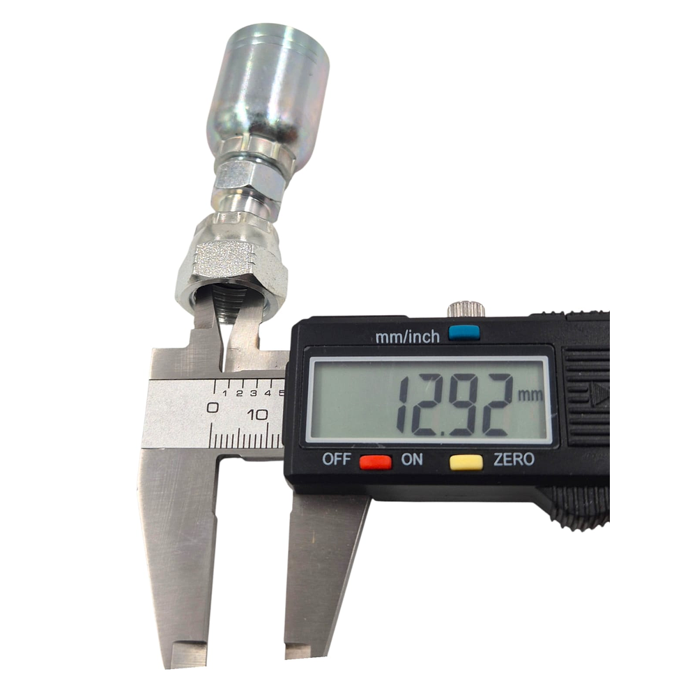 Conector Hidráulico Hembra ORFS 9/16 x 18  Doble Tuerca