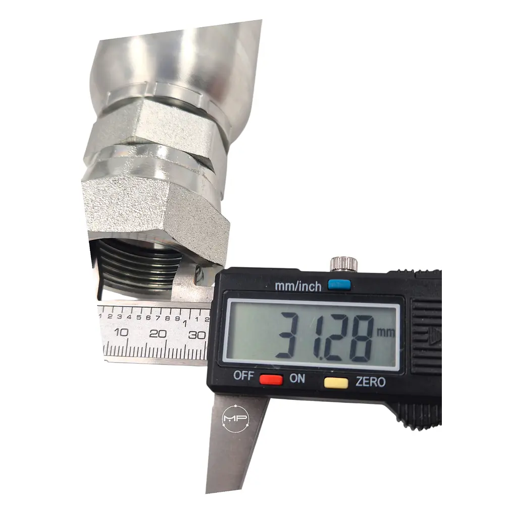 Conector Hidraulico 1.1/16 x 12 Hembra Jic 74 Grados