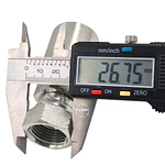 Conector Hidraulico 7/8 x 14 Hembra Jic 74 Grados