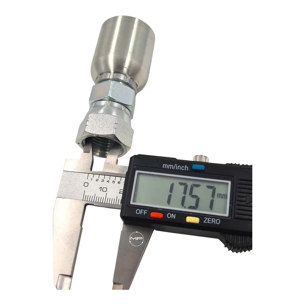 Conector Hidráulico 3/4 x 16 Hembra Jic 74 Grados