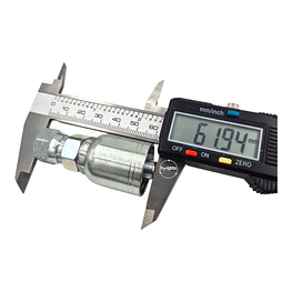 Conector Hidráulico 9/16 x 18 Hembra Jic 74 Grados