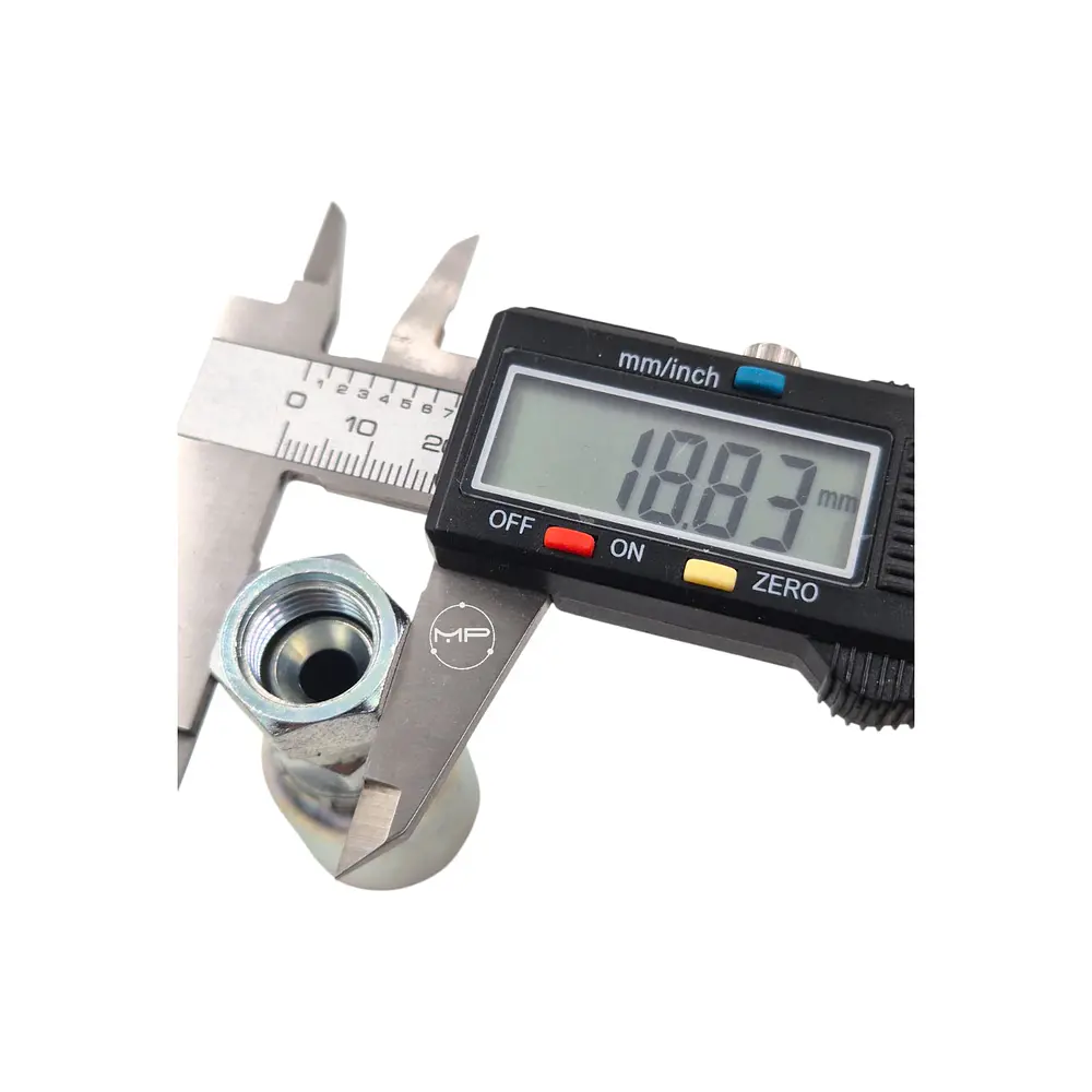 Conector Hidráulico 9/16 x 18 Hembra Jic 74 Grados