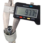 Conector Hidráulico 9/16 x 18 Hembra Jic 74 Grados Corto