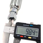 Conector Hidráulico 9/16 x 18 Hembra Jic 74 Grados Corto