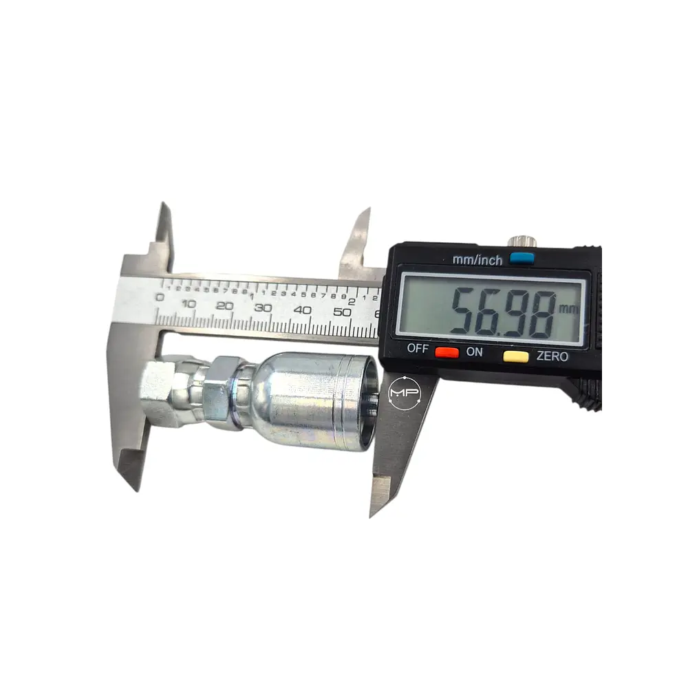 Conector Hidráulico 7/16 x 20 Hembra Jic 74 Grados