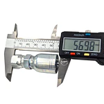 Conector Hidráulico 7/16 x 20 Hembra Jic 74 Grados