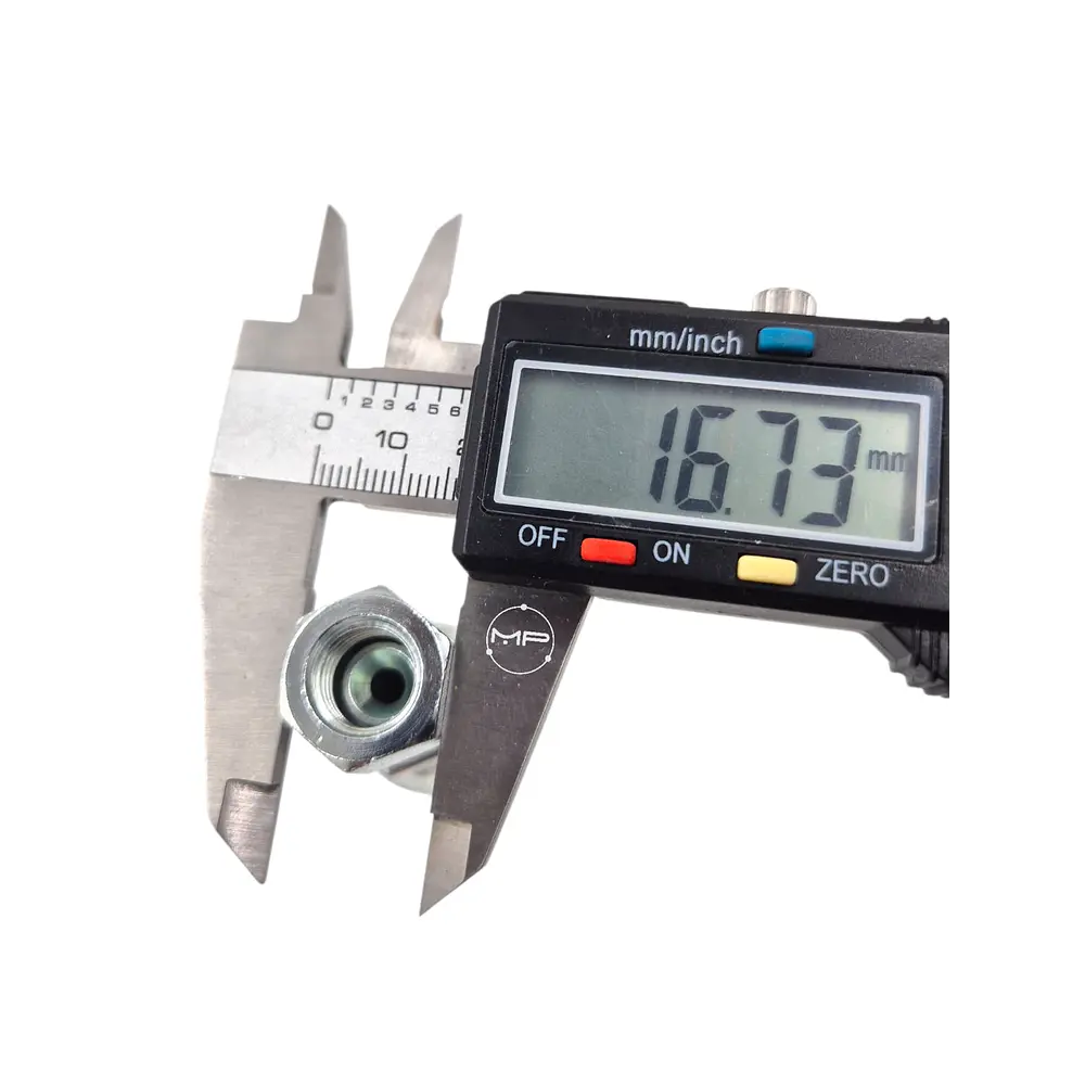 Conector Hidráulico 7/16 x 20 Hembra Jic 74 Grados